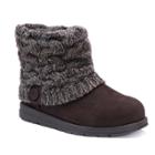 Muk Luks Patti Women's Water Resistant Winter Boots, Size: 11, Med Brown