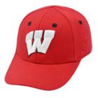 Youth Top Of The World Wisconsin Badgers Cub One-fit Cap, Men's, Med Red