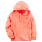 Boys 4-8 Carter's Hooded Henley Top, Boy's, Size: 5, Orange