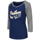 Women's Campus Heritage Pitt Panthers Meridian Baseball Tee, Size: Xxl, Blue Other