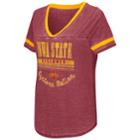 Women's Campus Heritage Iowa State Cyclones Gunther Jersey Tee, Size: Small, Med Red