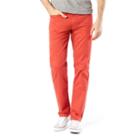 Men's Dockers&reg; Jean Cut D2 Straight-fit Stretch Twill Pants, Size: 33x30, Dark Red