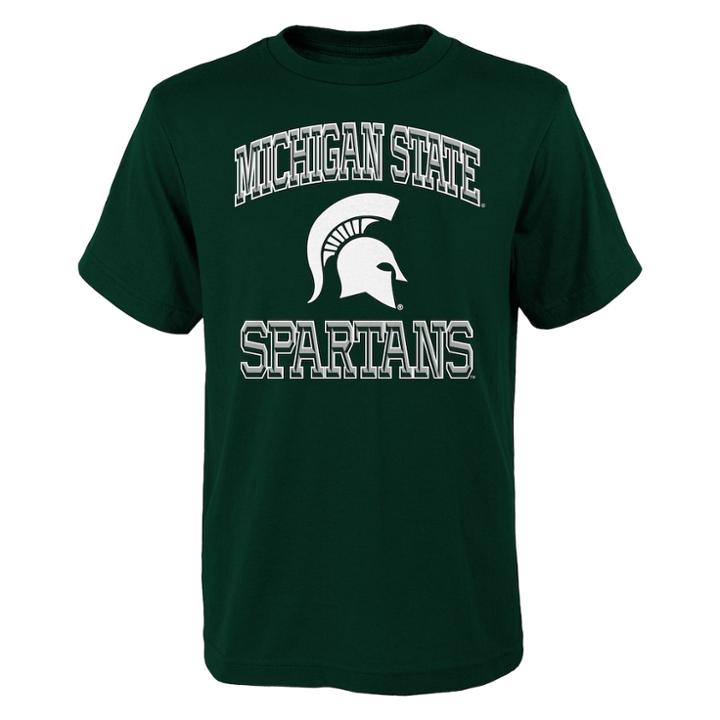 Boys 8-20 Michigan State Spartans Gridiron Hero Tee, Size: S 8, Green Oth