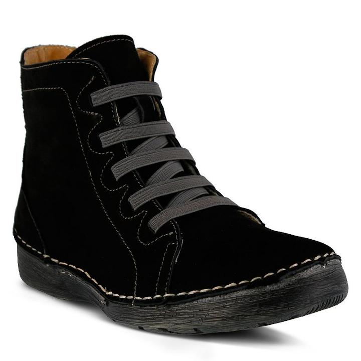 Spring Step Bamtastic Women's Ankle Boots, Size: 40, Black