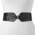 Women's Apt. 9&reg; Embroidered Floral Stretch Belt, Size: 2xl, Oxford