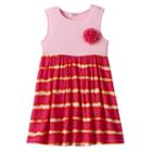 Girls 4-6x Design 365 Tie-dye Sleeveless Dress, Girl's, Size: 6, Light Pink