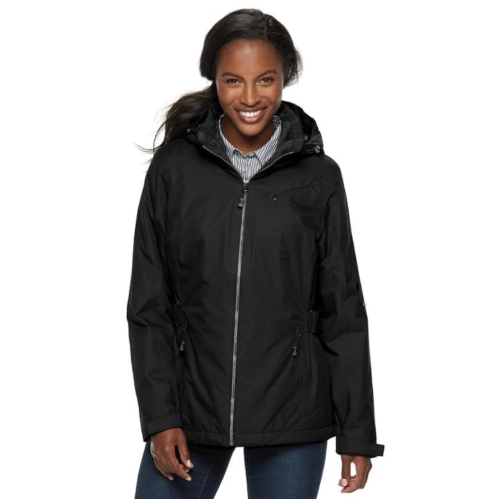Women's Zeroxposur Natalia Insulated Midweight Jacket, Size: Large, Black