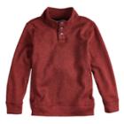 Boys 4-12 Sonoma Goods For Life&trade; Pullover Mock Neck Sweater, Size: 4, Dark Red