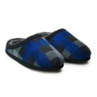 Boys 4-20 Cuddl Duds Buffalo Check Clog Slippers, Size: 5-6, Blue