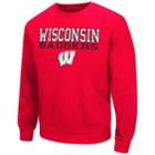 Men's Wisconsin Badgers Fleece Sweatshirt, Size: Xl, Brt Red