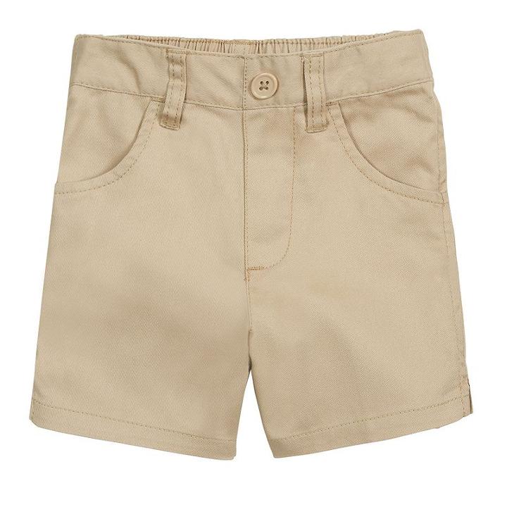 Toddler Girl French Toast School Uniform Shorts, Size: 4t, Beig/green (beig/khaki)