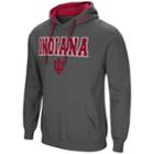Men's Indiana Hoosiers Pullover Fleece Hoodie, Size: Medium, Dark Grey