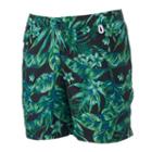 Men's Cole Slim-fit Tropical Hybrid Swim Shorts, Size: 32, Blue