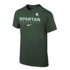 Boys 8-20 Nike Michigan State Spartans Facility Sideline Tee, Boy's, Size: Medium, Green
