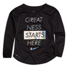 Toddler Girl Greatness Starts Here Dri-fit Graphic Tee, Size: 3t, Oxford