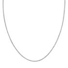Sterling Silver Rope Chain Necklace - 18 In, Women's, Size: 18, Grey