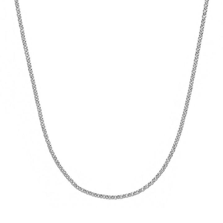 Blue La Rue Stainless Steel Rolo Chain Necklace - 18 In, Women's, Size: 18