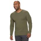 Big & Tall Men's Sonoma Goods For Life&trade; Supersoft Modern-fit V-neck Tee, Size: 4xl Tall, Med Brown