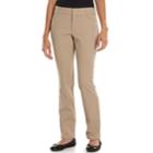 Petite Gloria Vanderbilt Charlene Straight-leg Twill Pants, Women's, Size: 16p-short, Med Beige