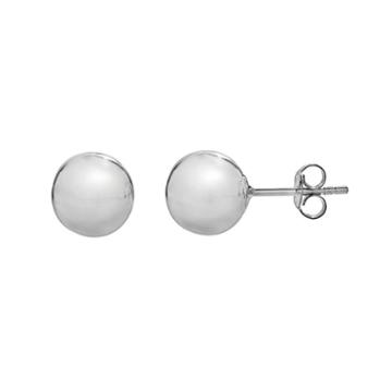 Primrose Sterling Silver Ball Stud Earrings, Women's