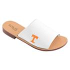 Women's Tennessee Volunteers Fashionable Slide Sandals, Size: 7, White