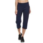Women's Tek Gear&reg; Side Pocket Capris, Size: Medium, Dark Blue
