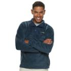 Big & Tall Columbia Flattop Ridge Colorblock Quarter-snap Fleece Pullover, Men's, Size: 3xl Tall, Blue