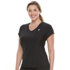 Plus Size Fila Sport&reg; Basic Racer Tee, Women's, Size: 2xl, Black