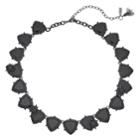Simply Vera Vera Wang Black Triangle Link Collar Necklace, Women's