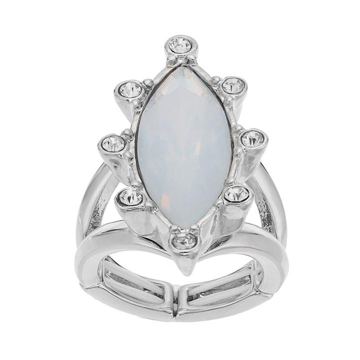 Jennifer Lopez Marquise Stretch Ring, Women's, Size: 7, Silver