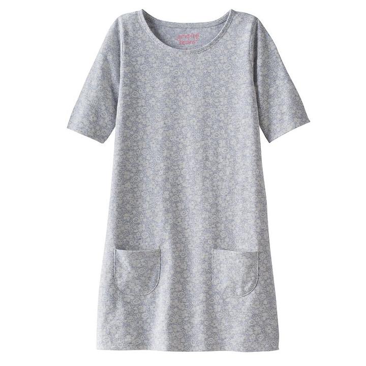 Girls 4-10 Jumping Beans&reg; Shift Dress, Size: 6x, Light Grey