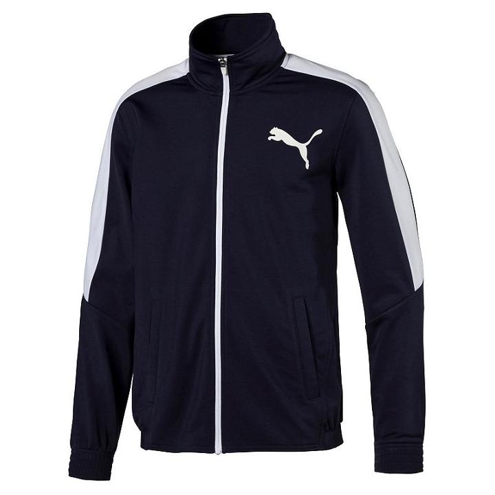 Men's Puma Colorblock Track Jacket, Size: Xl, Blue