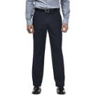 Men's Haggar Travel Classic-fit Performance Suit Pants, Size: 38x30, Blue (navy)