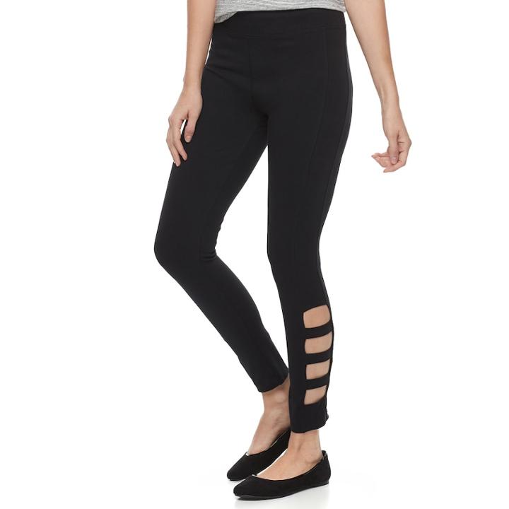 Women's French Laundry Cutout Leggings, Size: Small, Oxford