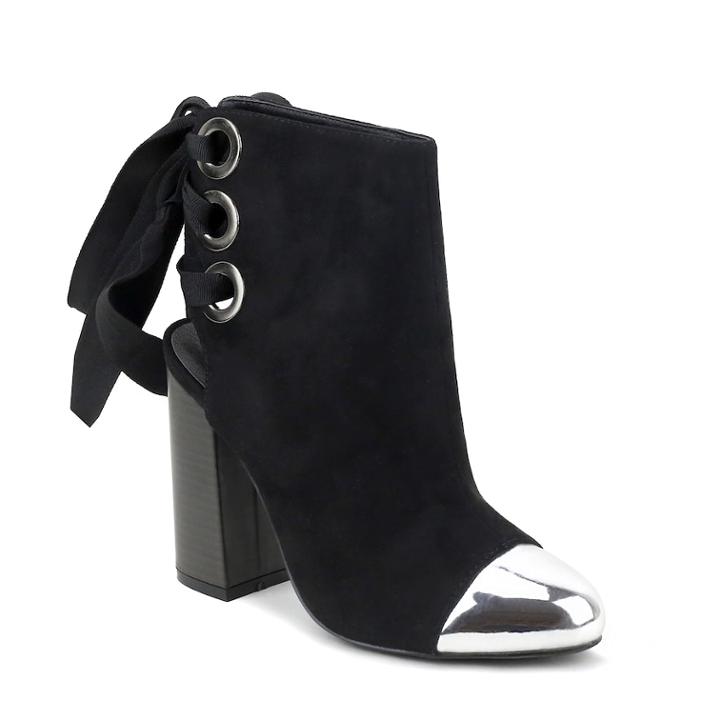 Olivia Miller Van Wyck Women's High Heel Ankle Boots, Size: 6, Black