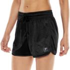 Women's Fila Sport&reg; Academy Mesh Performance Shorts, Size: Large, Black