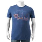 Big & Tall Sonoma Goods For Life&trade; 1967 Speed Track Motorcycle Tee, Men's, Size: 3xl Tall, Blue (navy)