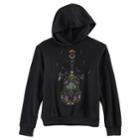 Disney D-signed Coco Girls 7-16 Guitar Graphic Hoodie, Size: Small, Black