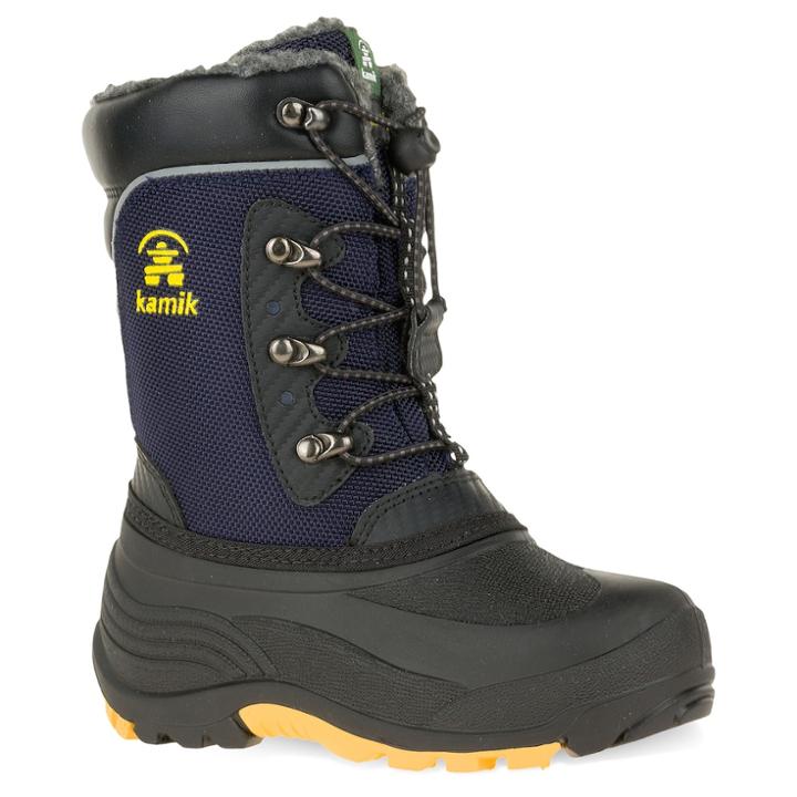 Kamik Luke Toddler Boys' Water Resistant Winter Boots, Size: 2, Blue (navy)