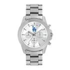 Game Time, Women's Los Angeles Dodgers Knockout Watch, Silver