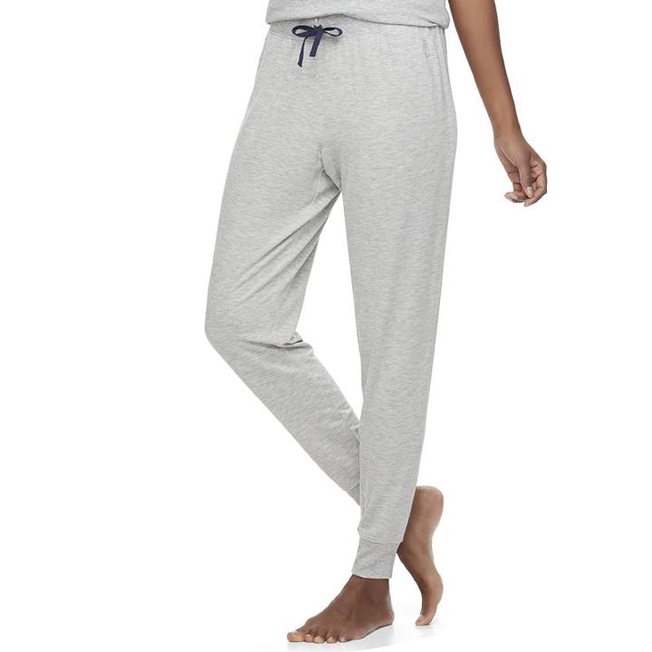 Women's Bliss Butterknit Separates Jogger Pants, Size: Xl, Grey