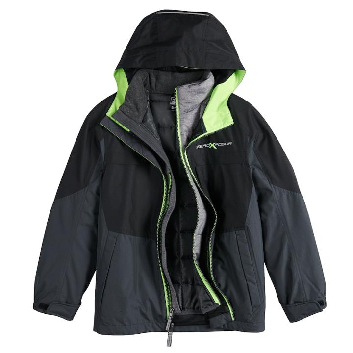 Boys 8-20 Zeroxposur Windsweep System Jacket, Size: Small, Med Blue