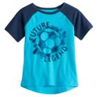 Toddler Boy Jumping Beans&reg; Future Legend Soccer Raglan Graphic Tee, Size: 5t, Med Blue