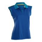Women's Nancy Lopez Favor Sleeveless Golf Polo, Size: Small, Blue