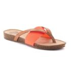 So&reg; Women's Thong Sandals, Girl's, Size: 6, Lt Orange