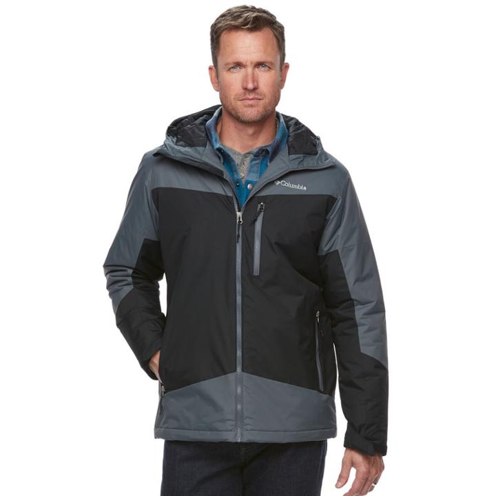 Big & Tall Columbia Wister Slope Colorblock Thermal Coil Insulated Jacket, Men's, Size: 3xb, Grey (charcoal)