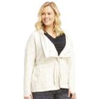 Plus Size Marika Leeanne Drawstring Workout Cardigan, Women's, Size: 0x, Med Red