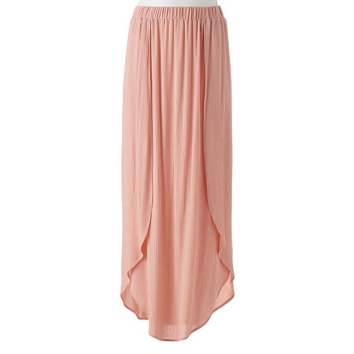 Juniors' Joe B Envelope Maxi Skirt, Girl's, Size: Xs, Brt Pink