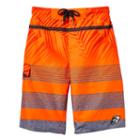 Boys 8-20 Laguna Striped Board Shorts, Boy's, Size: Medium, Orange