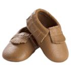 Itzy Ritzy Baby Moc Happens Toasted Almond Moccasins, Infant Unisex, Size: 6-12months, Brown